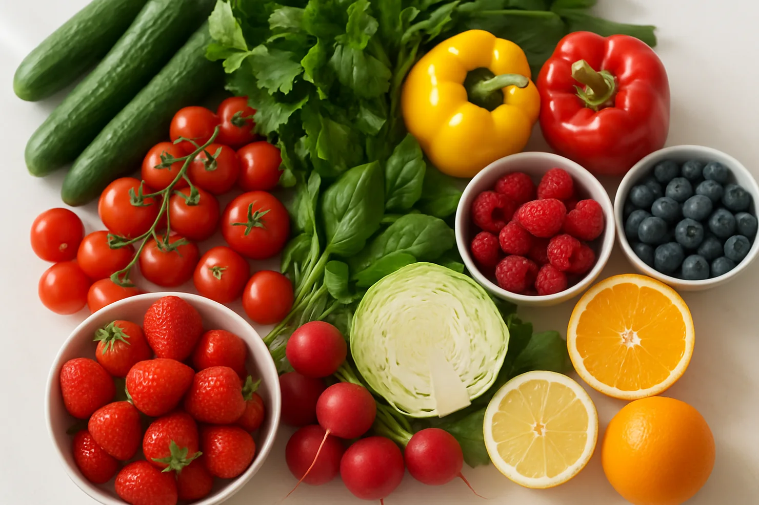 Низкокалорийные продукты: список с калорийностью и КБЖУ